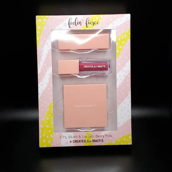 Feelin' Fierce 3-Pc. Lip & Blush Set - Berry Pink, Created for Macy's - Picture 1 of 3